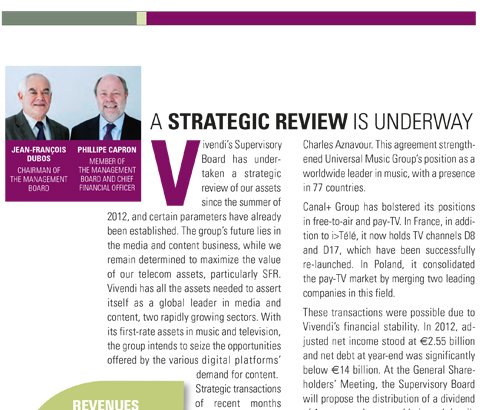 Shareholders Newsletter March 2013